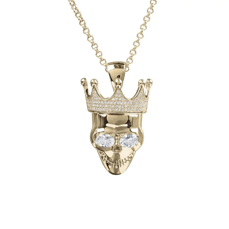 King Of Rock Skull Pendant