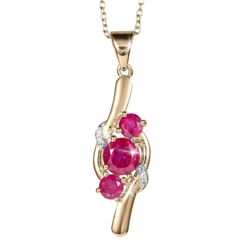 Ruby Glow Pendant