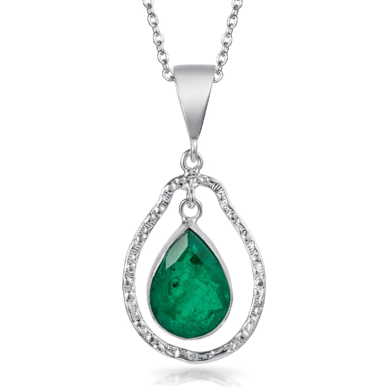 Serene Emerald Pendant