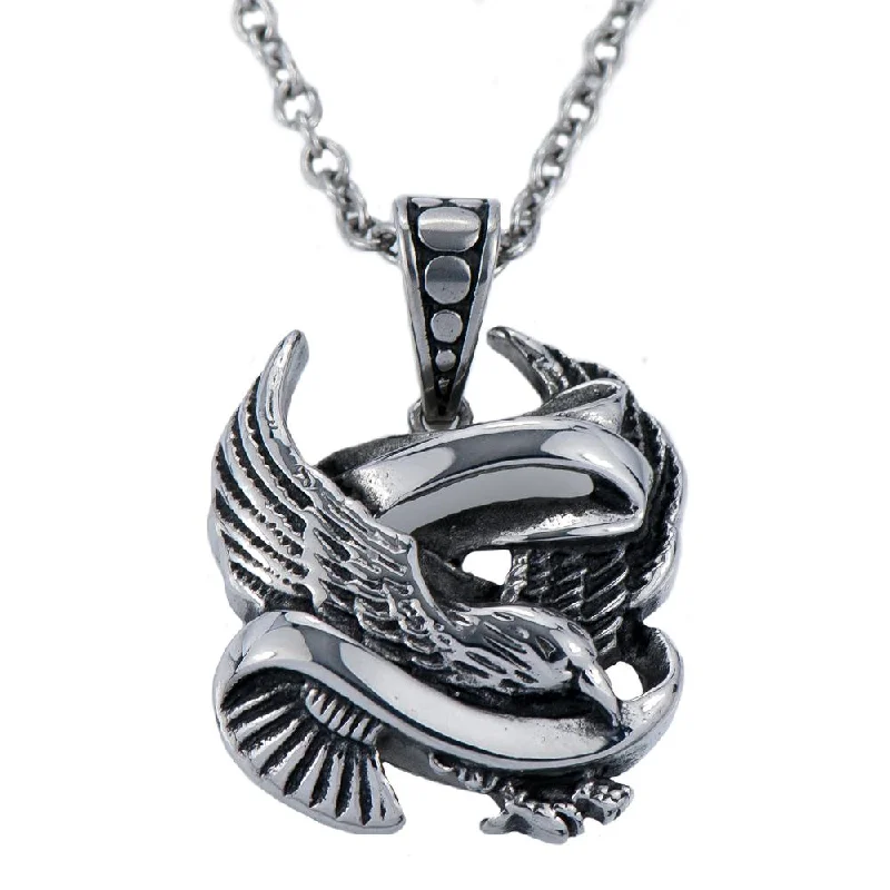 Steel Eagle Pendant