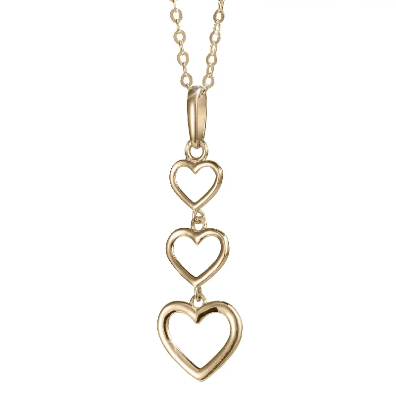 Tesoro Vero Trilogy Heart Pendant