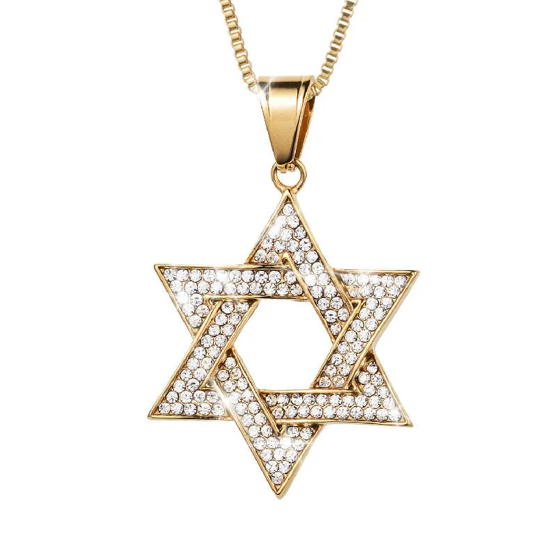 Shimmering Star Of David Pendant