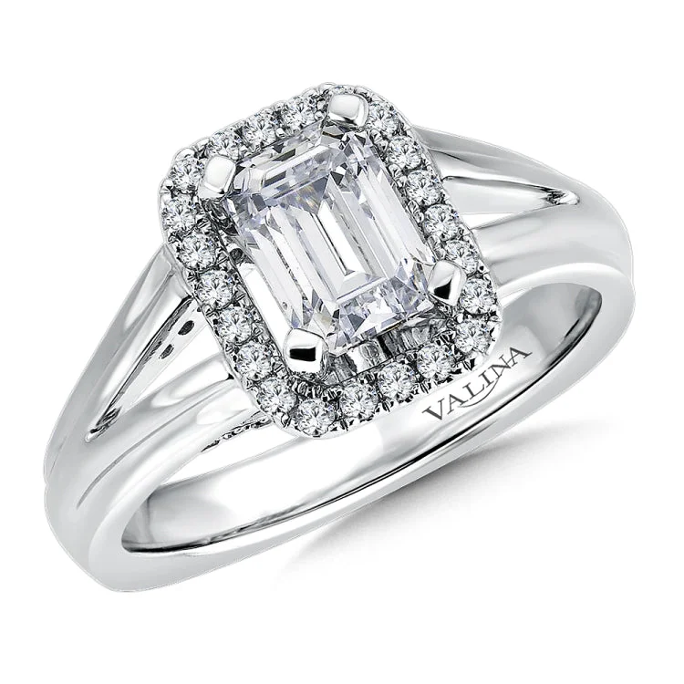 Halo Style Diamond Engagement Ring