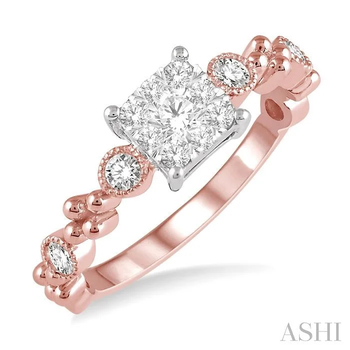 PRINCESS SHAPE LOVEBRIGHT DIAMOND RING