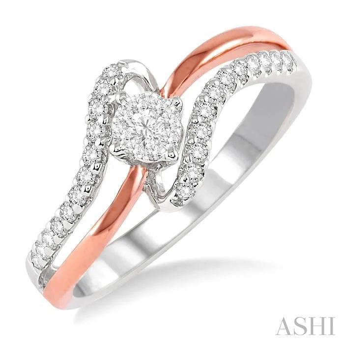 ROUND SHAPE LOVEBRIGHT DIAMOND FASHION RING