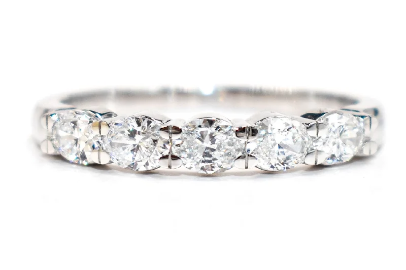 5 Oval Diamond Band