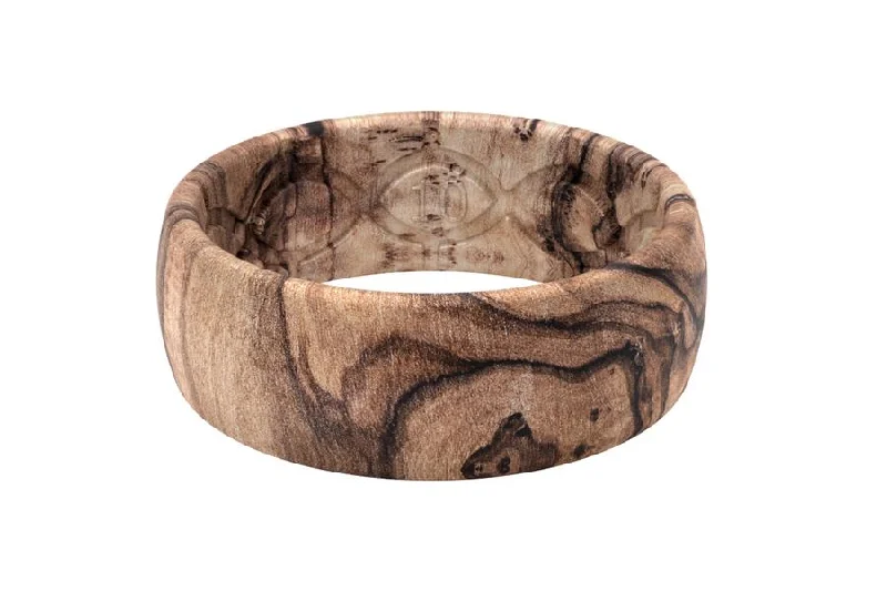 Nomad Burled Walnut Silicone Ring