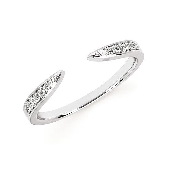 Round Diamond Open Top Wrap Band