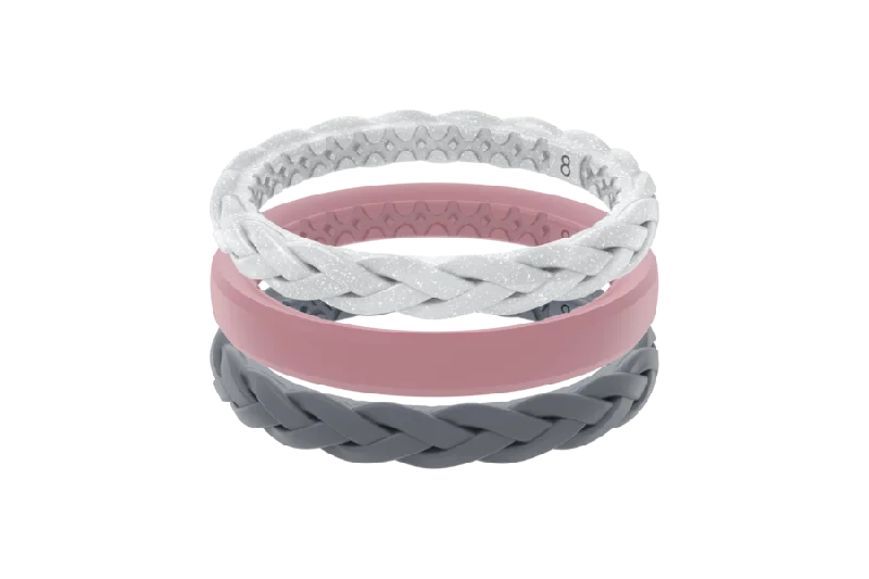 Stackable Serenity Silicone Rings