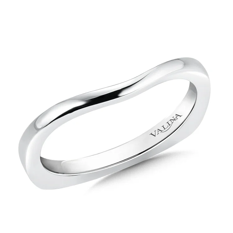 True fit matching diamond wedding band and a beautiful reminder of that special day for years to come.