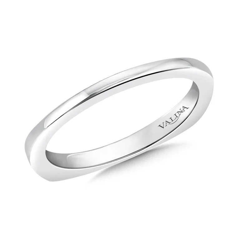 True fit matching diamond wedding band and a beautiful reminder of that special day for years to come.