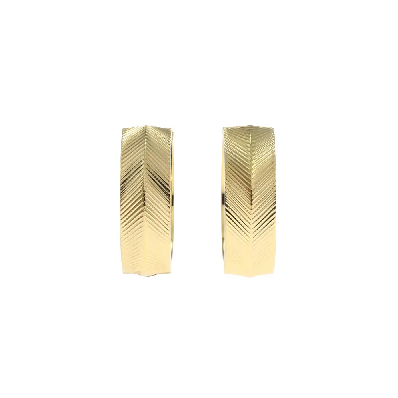 Fossil Yellow Gold Plated Stainless Steel  Harlow Earring