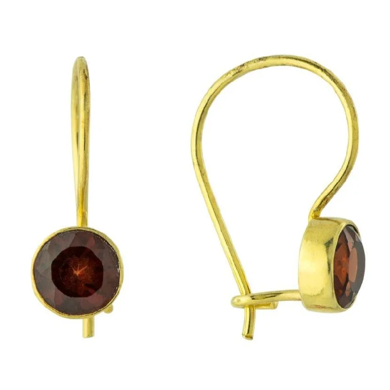 Garnet Midnight Earrings