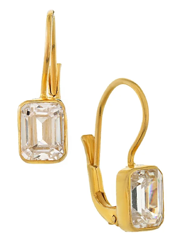 Princess Cubic Zirconia Earrings