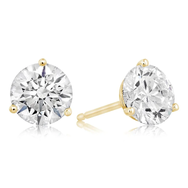 2.00 Carat Diamond Stud Earrings