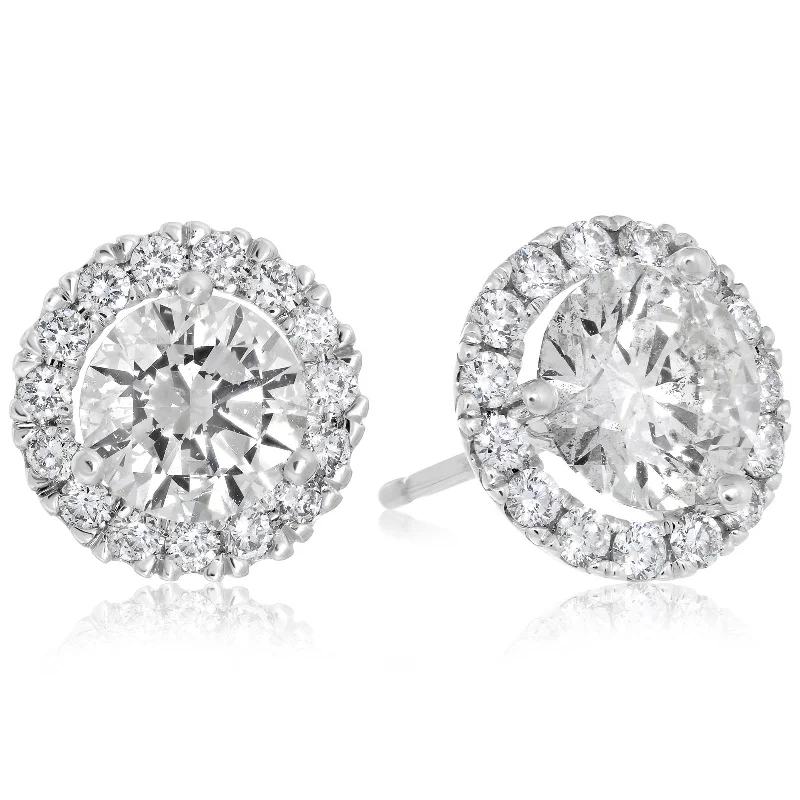 2.45 Carat Diamond Margarita Studs