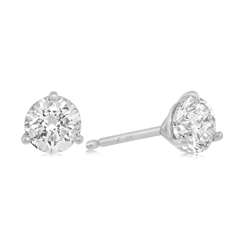 3/4 Carat Diamond Stud Earrings