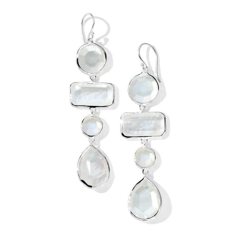 IPPOLITA Rock Candy Mixed-Cut Earrings in Mother-of-Pearl