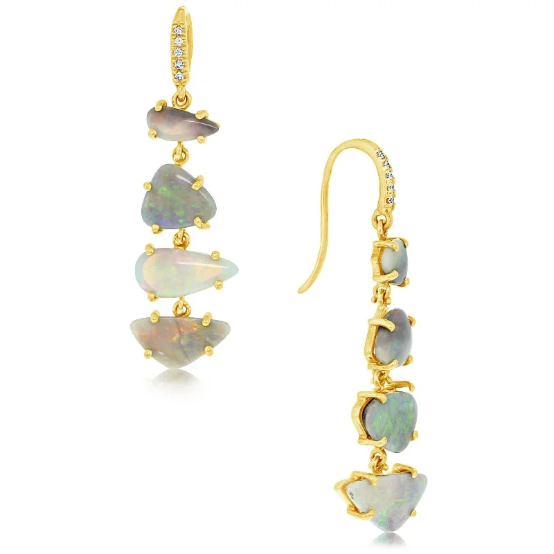 LAUREN K Joyce Opal Drop Earrings