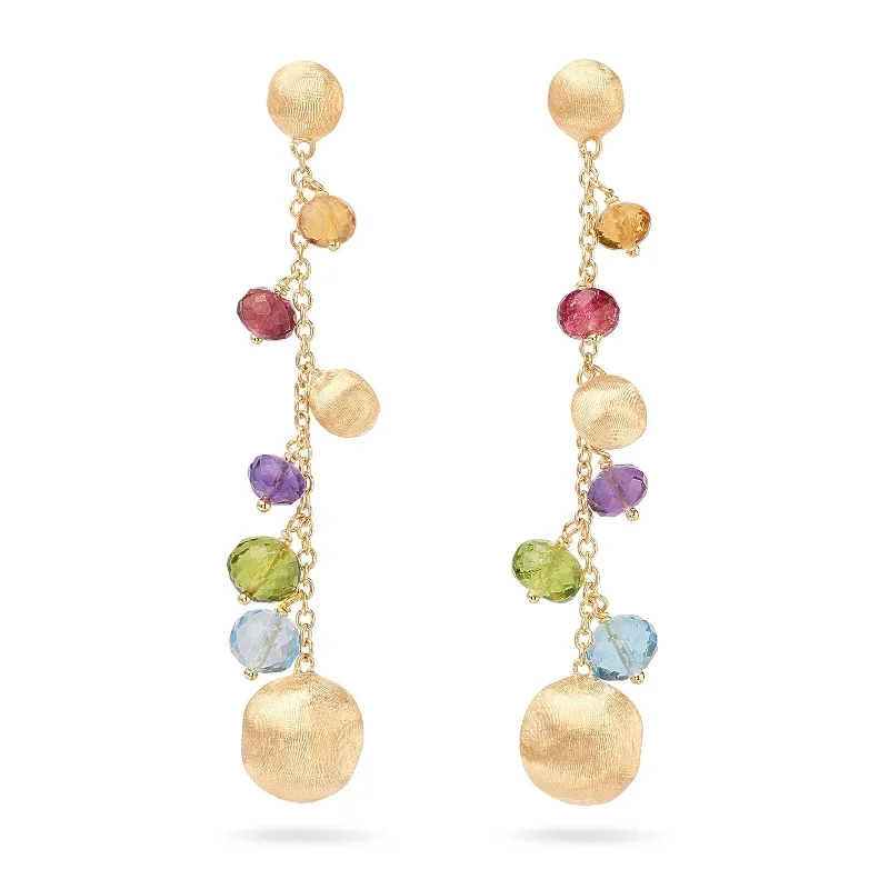 MARCO BICEGO Africa Mixed Gemstone Duster Earrings