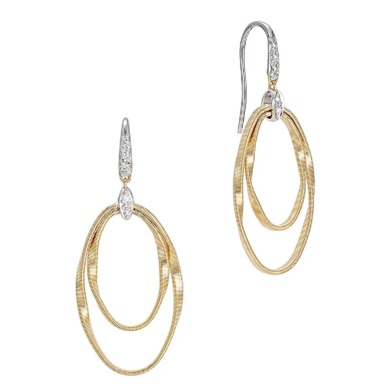 MARCO BICEGO Marrakech Onde Diamond Concentric Earrings