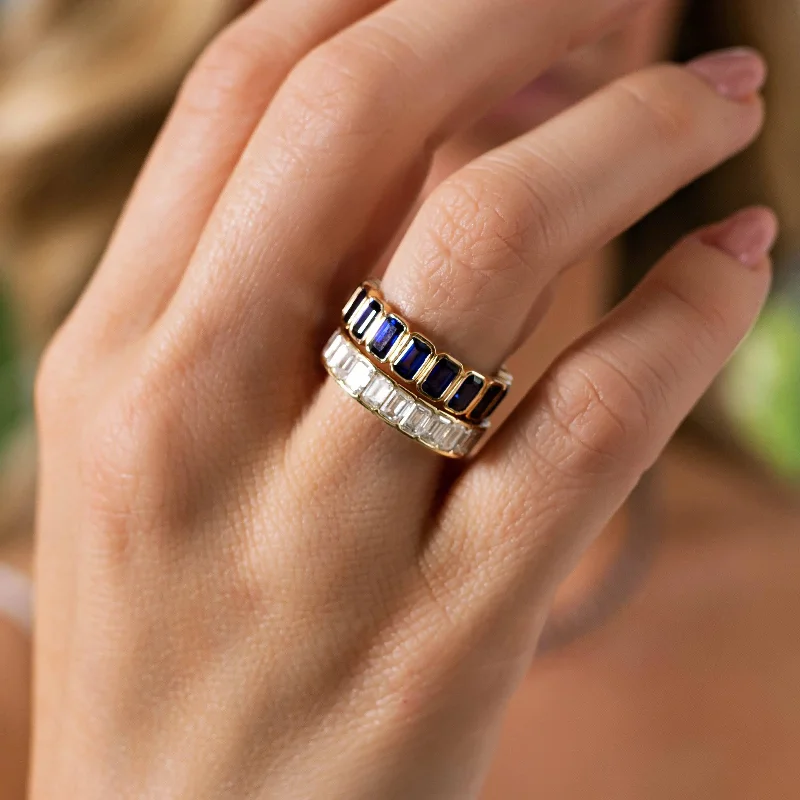 Classic Emerald Cut Eternity Ring