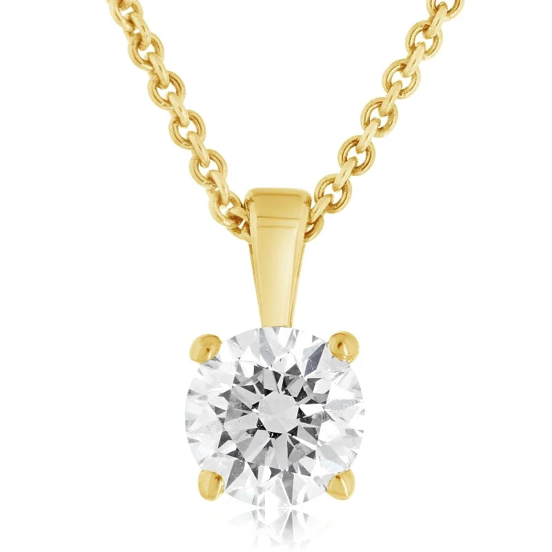 0.80 Carat Diamond Solitaire Pendant