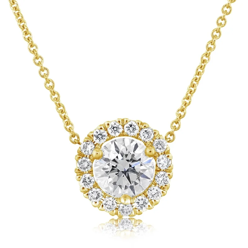 1.25 Carat Diamond Margarita Necklace