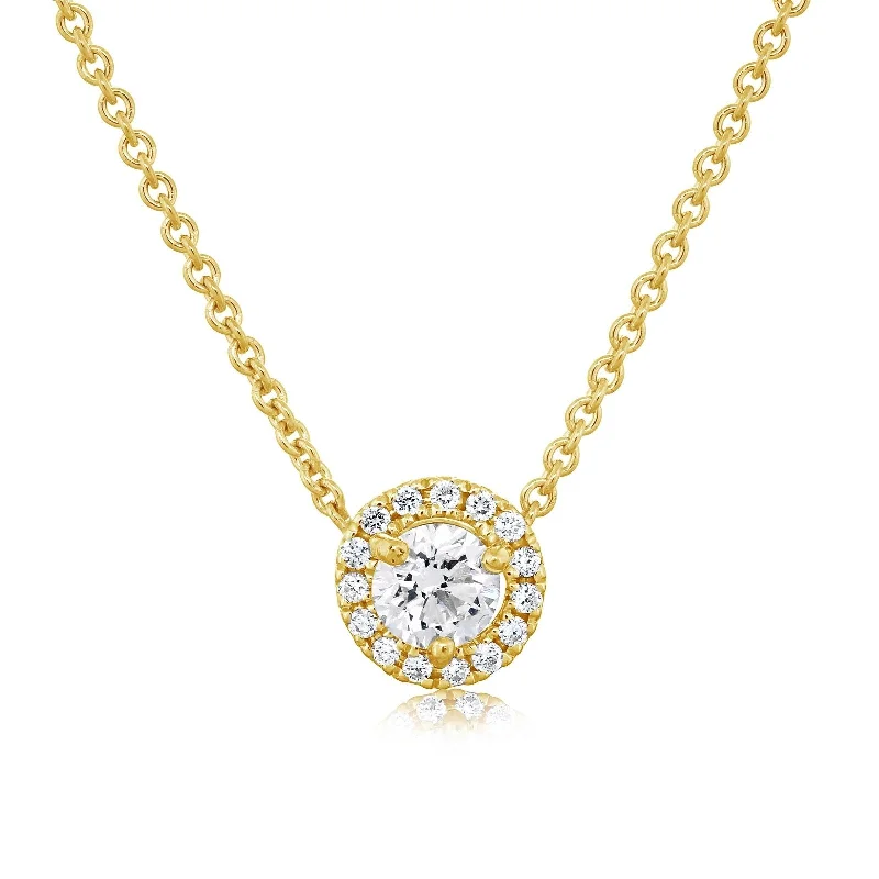 1/4 Carat Diamond Margarita Necklace