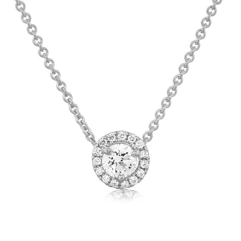 1/4 Carat Diamond Margarita Necklace