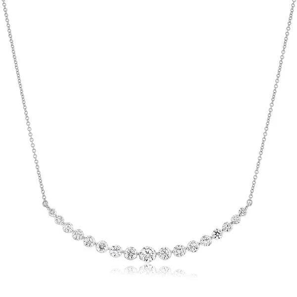 2.49 Carat Diamond Bar Necklace