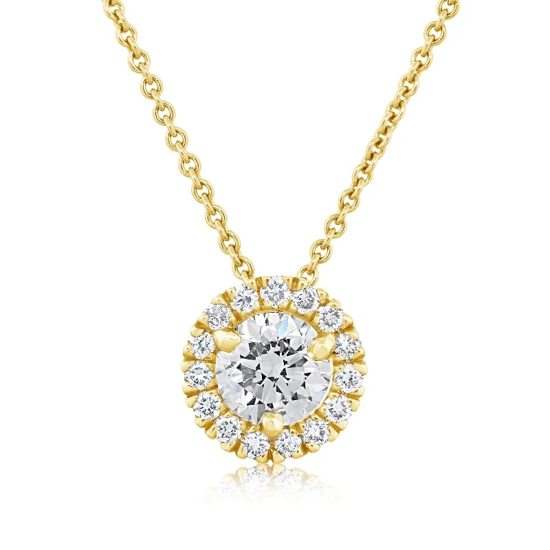 3/4 Carat Diamond Margarita Necklace