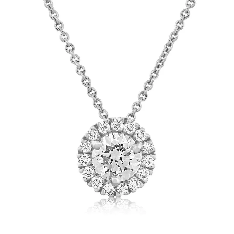 3/4 Carat Diamond Margarita Necklace