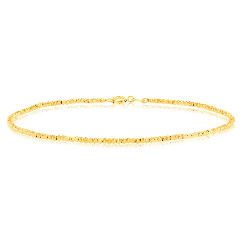 9ct Yellow Gold Fancy 19cm Bracelet