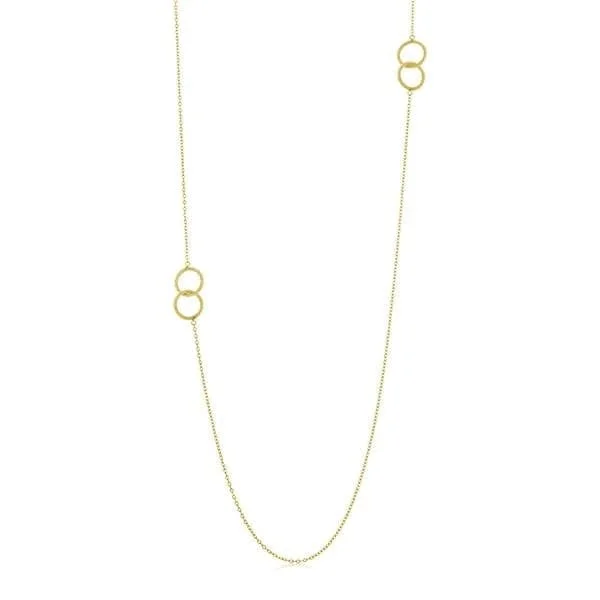 AMALI Interlocking Circles Necklace