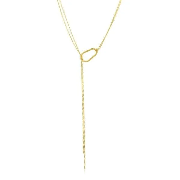 AMALI Stardust Lariat Necklace