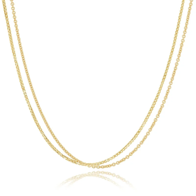 ANNE SPORTUN Double Chain Necklace