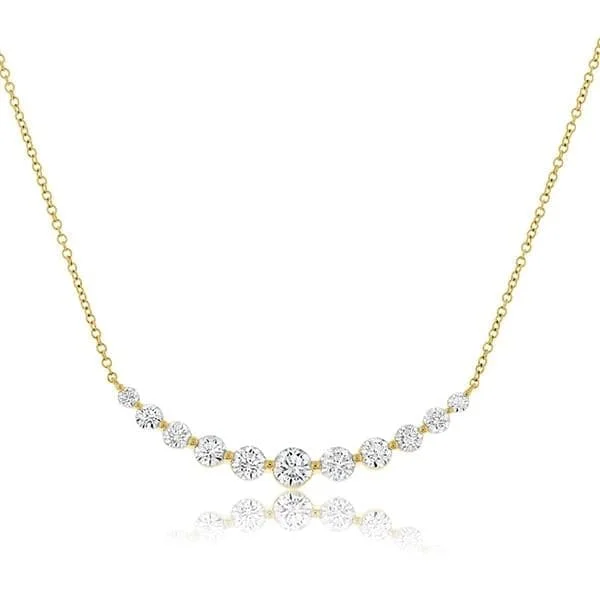 Diamond Bar Necklace