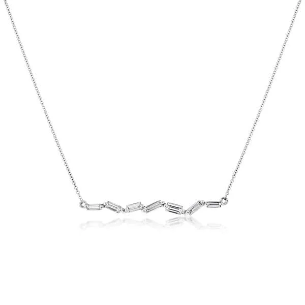 Diamond Bar Necklace