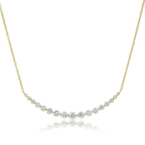 Diamond Bar Necklace