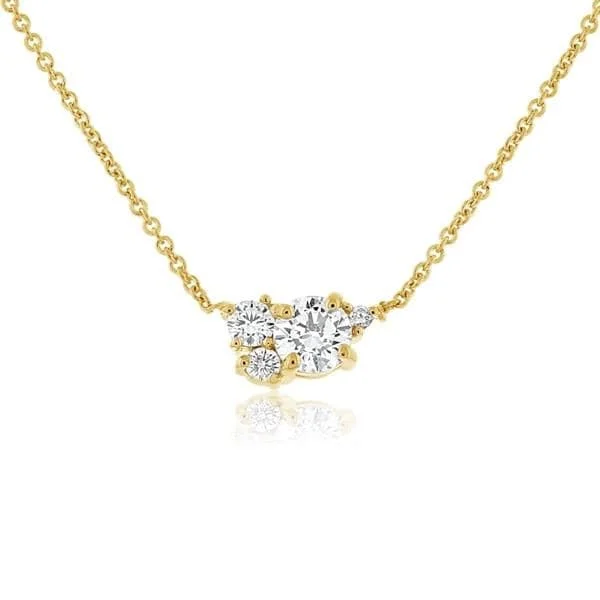 Diamond Cluster Necklace