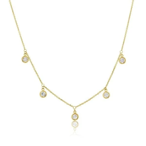 Diamond Dangle Necklace