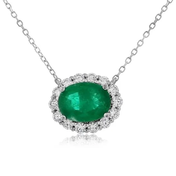 Emerald & Diamond Necklace