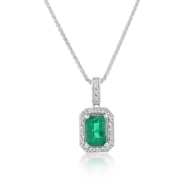 Emerald & Diamond Pendant