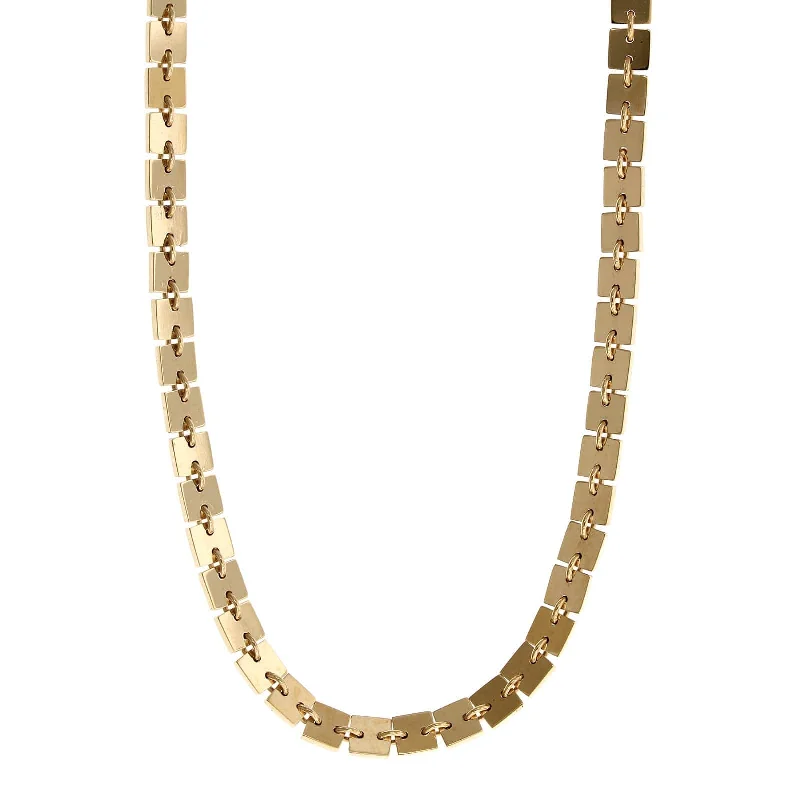 Cadar 18K Yellow Gold Square Chain