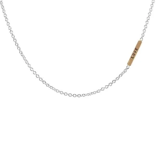 HEATHER B. MOORE "I Do" Bar Necklace