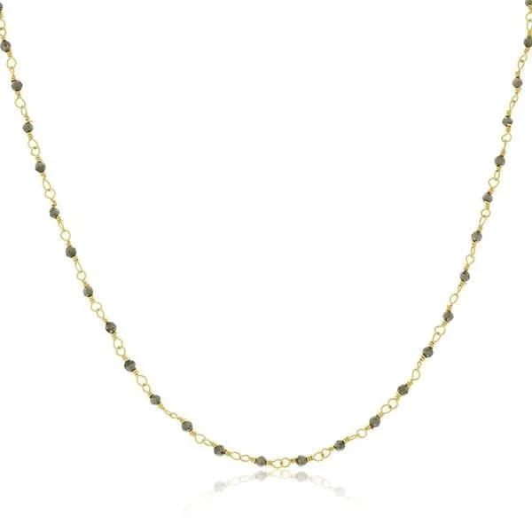 JILL DUZAN Pyrite Necklace