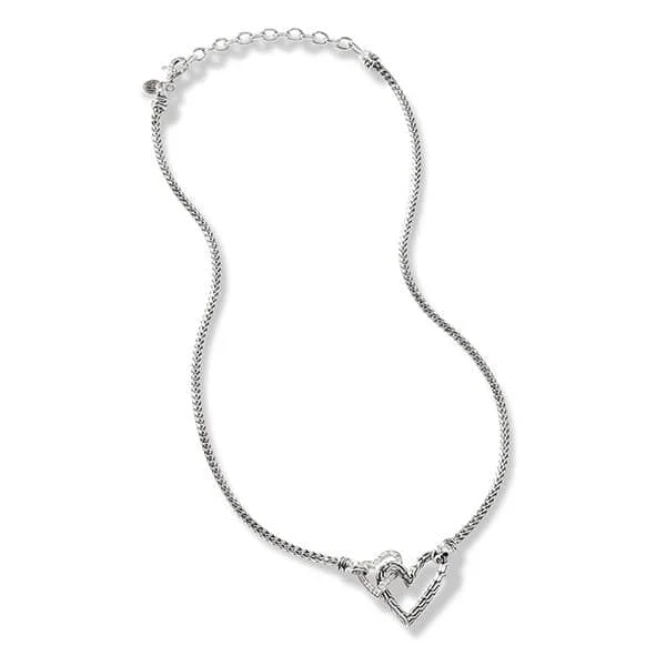 JOHN HARDY Manah Diamond Heart Necklace