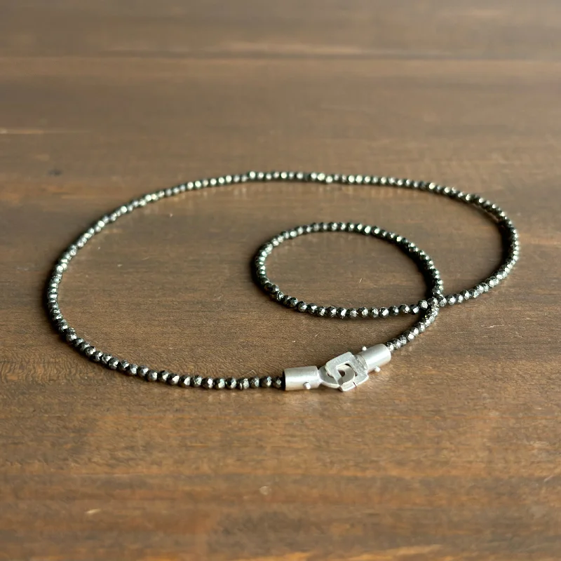 Pyrite Beaded Stone Strand