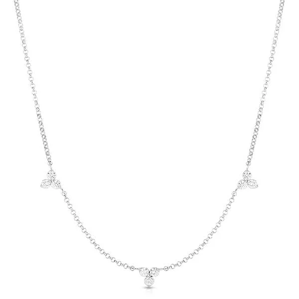 ROBERTO COIN Love by the Inch Diamond Station Necklace